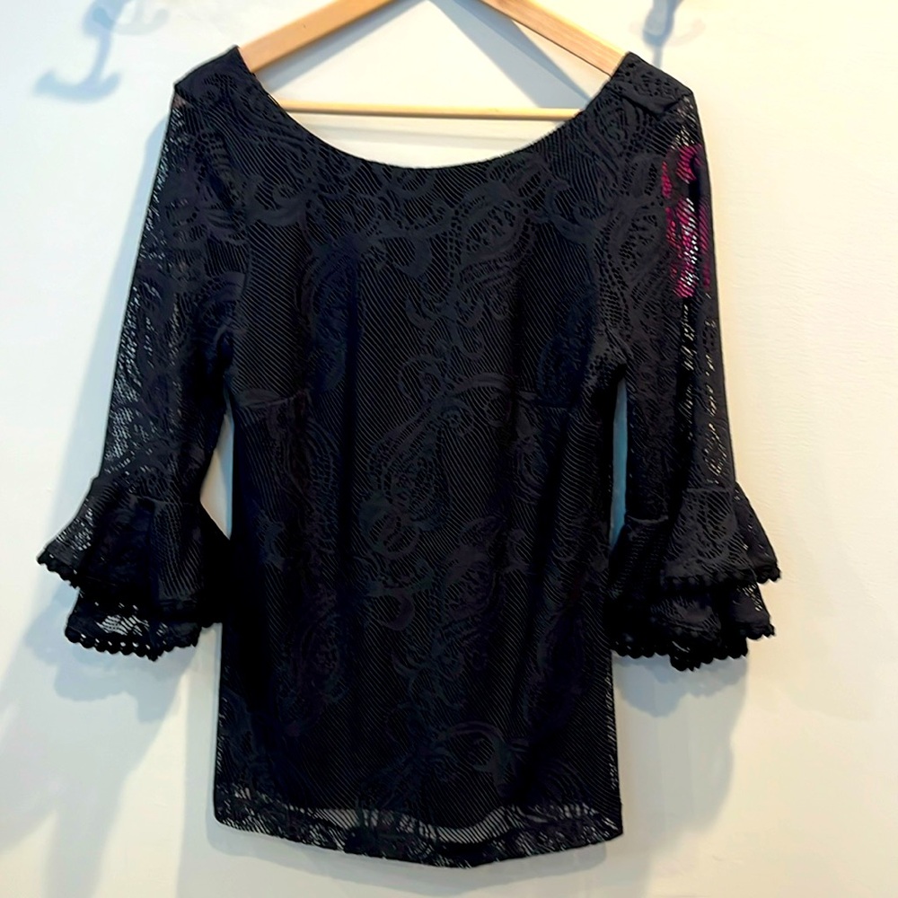 Lilly Pulitzer Black Liana Top